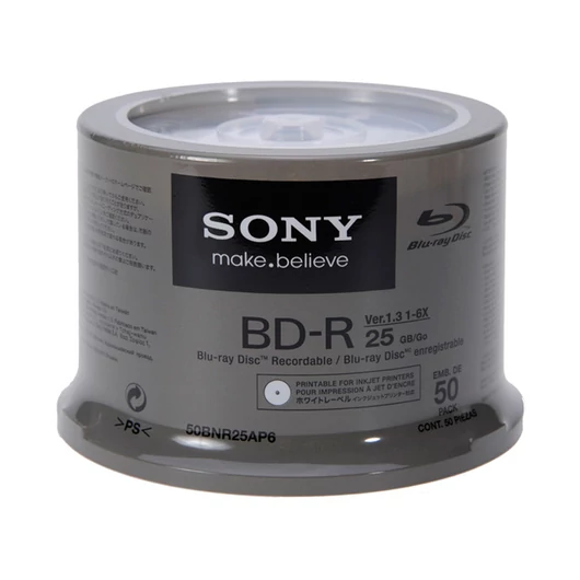 Sony Blu-Ray 6X Lemez