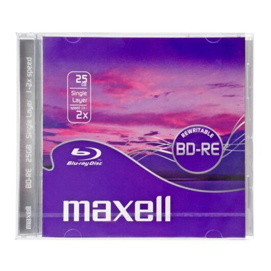 Maxell BD-RE 25 gB 2X Újraírható Blu-Ray Lemez - Normál Tokban (1) - 276079