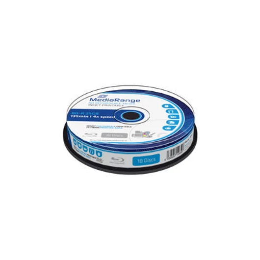 Mediarange BD-R 25 gB 4X Blu-Ray Lemez - Cake (10) - MR495