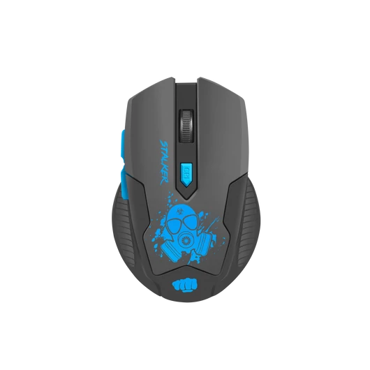NFU-1320 Natec NFU-1320 Fury gamer vezeték nélküli egér STALKER [2000 DPI] Fekete/kék