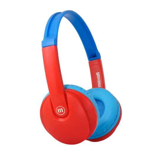 Maxell HP-BT350 KIDZ Bluetooth fejhallgató - piros/kék