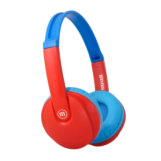 348365 Maxell HP-BT350 KIDZ Bluetooth fejhallgató [Piros/kék]