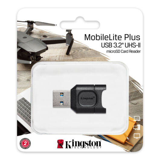Kingston MobileLite Plus kártyaolvasó, USB 3.1 microSDHC/SDXC UHS-II MLPM