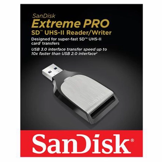 SANDISK Extreme PRO kártyaolvasó SD UHS-II USB Type-C - SDDR_389_G46