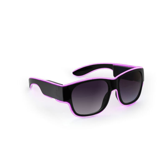 TrendGeek EL-Light Világítós Party Szemüveg Rózsaszín  TX0468