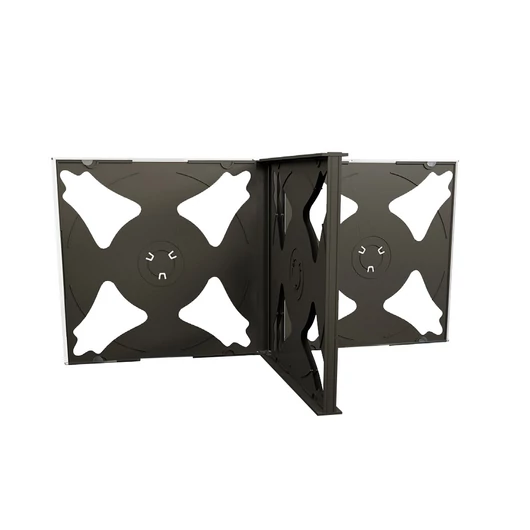 MediaRange 6 db-os CD-tok 22mm - fekete