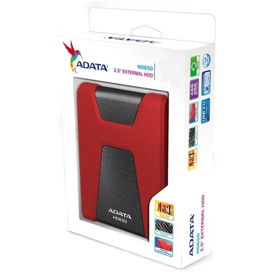 ADATA HD650 külső HDD 1TB 2,5