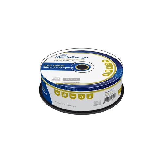 Mediarange CD-R 800Mb Lemez - Cake (25) - MR221