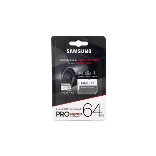 Samsung Pro Endurance 64GB Micro SDHC memóriakárya (100/30 MBps) - MB-MJ64GA/EU
