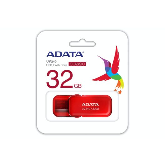 ADATA UV240 32GB Pendrive USB 2.0 - Piros - AUV240-32G-RRD