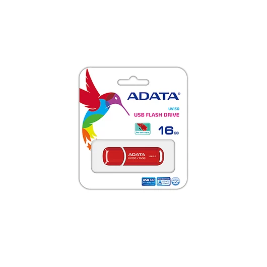 Adata UV150 Slim 16GB Pendrive USB 3.0 - Piros (AUV150-16G-RRD) - AUV150_16G_RRD