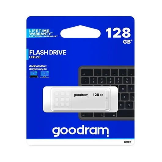 Goodram UME2 pendrive 128GB USB 2.0 - fehér