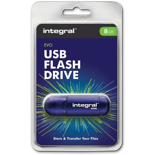 Integral 8GB EVO USB 2.0 pendrive - Kék INFD8GBEVOBL