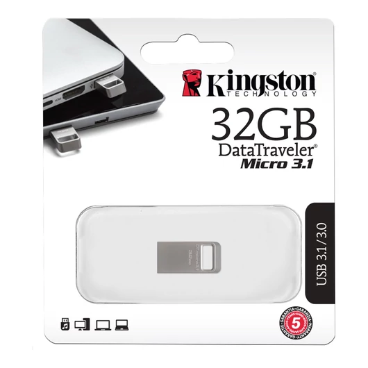 Kingston DataTraveler Micro 3.1 32GB Pendrive USB 3.0 (DTMC3/32GB) - DTMC3_32GB