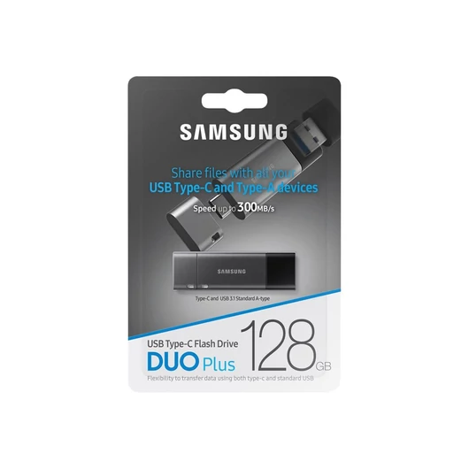 Samsung DUO Plus 128GB USB Type-C / USB 3.1 / OTG Pendrive (300Mb/s) - MUF-128DB/EU