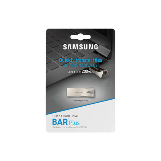 Samsung 32GB Bar Plus USB 3.1 Pendrive - Pezsgőszín (200MB/s) - MUF-32BE3/EU