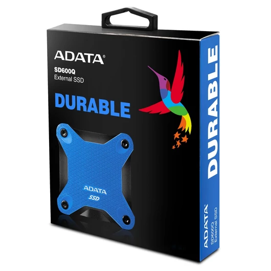 Adata 480GB Külső SSD SD600Q USB 3.1 Fekete