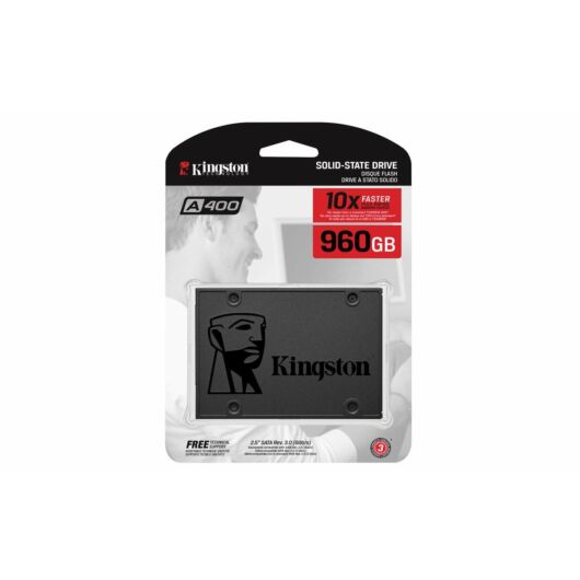 KINGSTON A400 Belső SSD 960GB SATA3 Fekete
