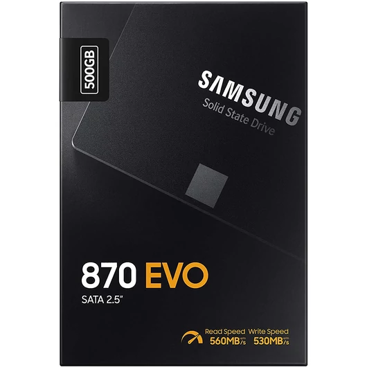 Samsung 870 EVO belső SSD 500GB 2.5" SATA3