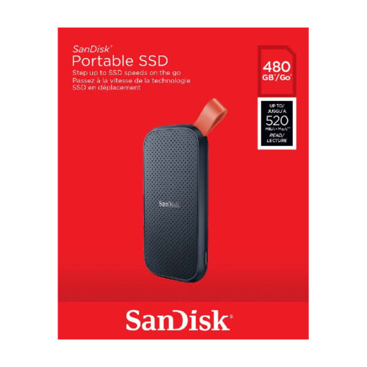 SANDISK EXTREME Külső SSD 480GB USB 3.2 Szürke
