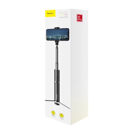 SUDYZP-D19 BASEUS SELFIE BOT ÉS ÁLLVÁNY(Tripod) távirányítóval Fekete-Piros