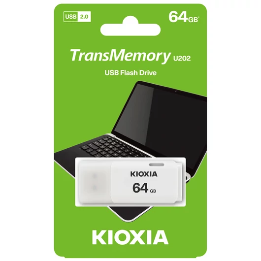 Kioxia Hayabusa U202 pendrive 64GB USB 2.0 - fehér