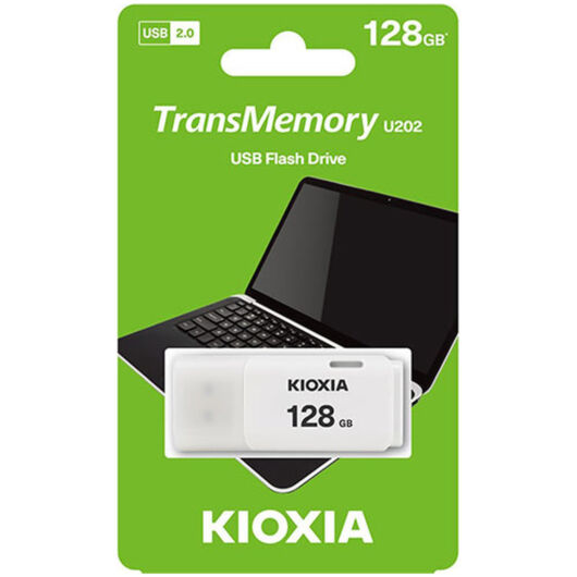 Toshiba (Kioxia) Pendrive 128GB Hayabusa U202 USB 2.0 Fehér