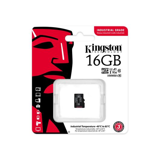Kingston 16GB Micro SDHC Memóriakártya UHS-I Industrial Temp (90/45 Mb/S) (SDCIT/16GBSP) - SDCIT_16GBSP