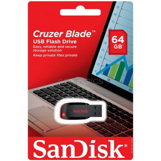 SanDisk Cruzer Blade 64GB Pendrive USB 2.0 (SDCZ50-064G-B35) - SDCZ50_064G_B35