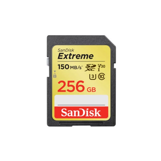 SanDisk Extreme 256GB SDHC [150/30MB/s] V30 UHS-I U3