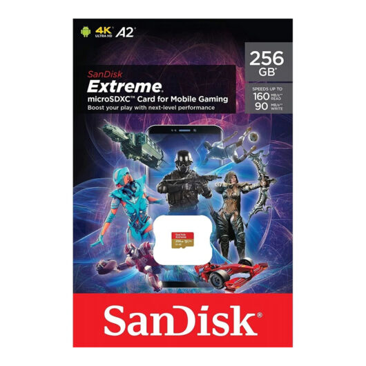 Sandisk Extreme micro SDHC 32GB Mobile Gaming (100 MB/s olvasási sebesség)