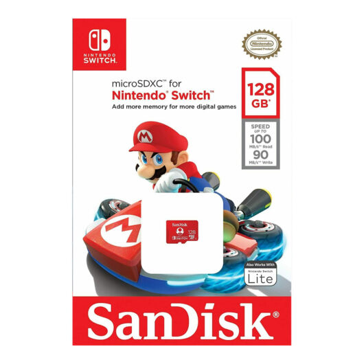 SanDisk microSDXC 128GB A1 UHS-I V30 U3 (190/90 MB/s) Nintendo switch memóriakártya