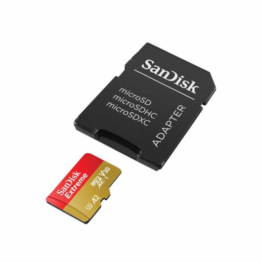 SanDisk Extreme Micro SDXC + Adapter 256GB UHS-I U1 (190 MB/s olvasási sebesség)