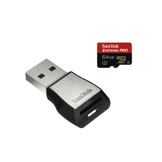 SanDisk Extreme Pro 64GB Micro SDXC Memóriakártya UHS-Ii U3 Class 10 (275 Mb/S) + USB 3.0 Adapter (SDSQXPJ-064G-GN6M3) - SDSQXPJ_064G_GN6M3