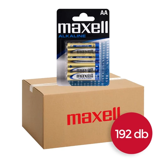 Maxell alkáli AA elem LR06 192 db-os csomag