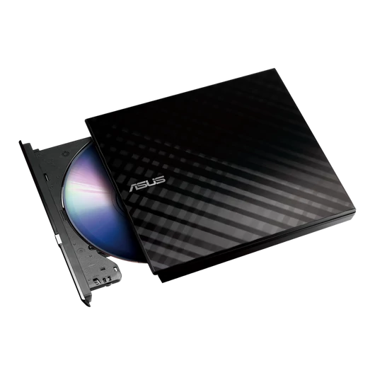 Asus SDRW-08D2S-U LITE külső DVD író USB 2.0 csatlakozással - fekete (90-DQ0435-UA221KZ)