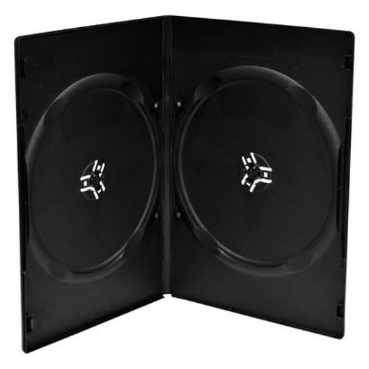 MediaRange Slim dupla DVD tok 7mm - fekete