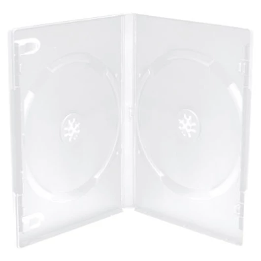 MediaRange dupla DVD tok 14 mm - átlátszó