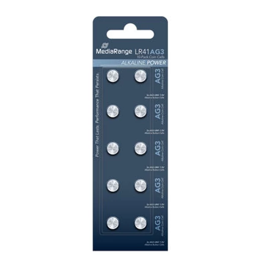 MediaRange AG3 LR41 1,5V alkáli gombelem (10 db)