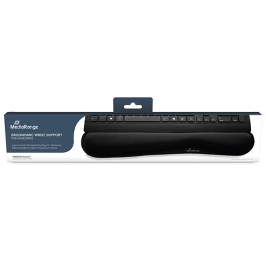 MediaRange ergonomikus billentyűzetpad csuklótámasszal - fekete