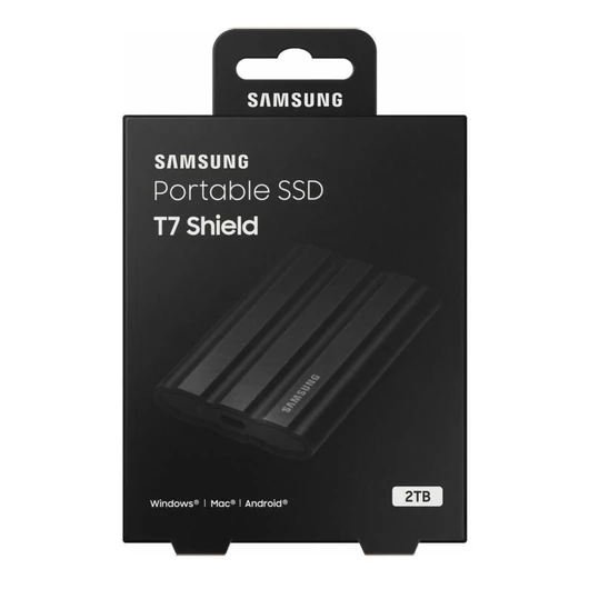 Samsung T7 Shield külső SSD 2TB USB 3.2 Gen 2 - fekete (MU-PE2T0S/EU)