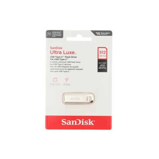 SanDisk Ultra Luxe pendrive USB Type-C 512GB USB 3.2 gen 1 - ezüst