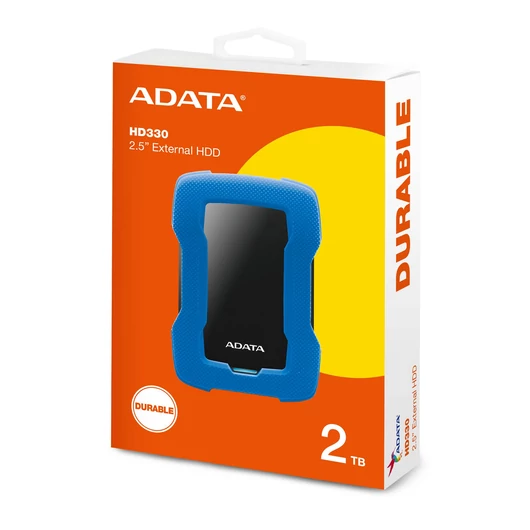 ADATA HD330 külső HDD 2TB USB 3.1 - kék