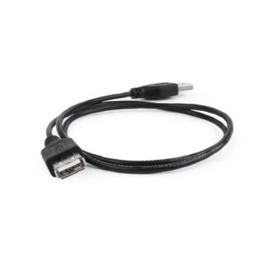 Lanberg USB 2.0 hosszabbító kábel AM - AF 0.75 m - fekete