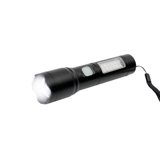 Platinet elemlámpa 5W 400LM zoom 50 m hatótáv - fekete (PAF1364)