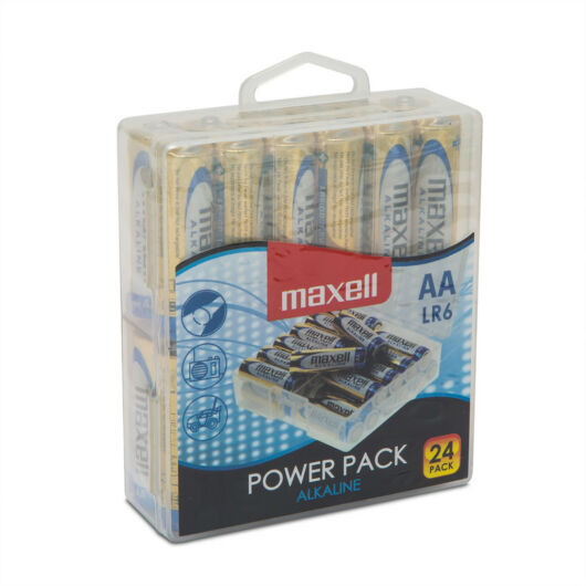 Maxell AA Power Pack Alkáli Ceruza Elem 1,5V Lr06 - 24Blister 