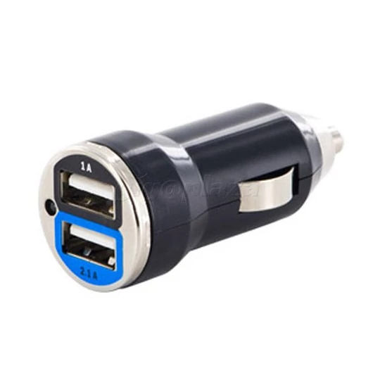 Whitenergy 12-24V 2xUSB portos 1000+2100 mA autós töltő 07859-OEM - 07859_OEM