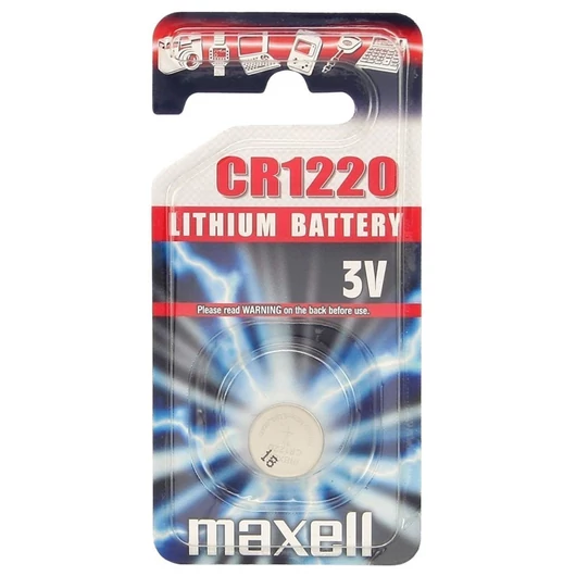 Maxell Lítium Gombelem CR1220 (1) - 11238200