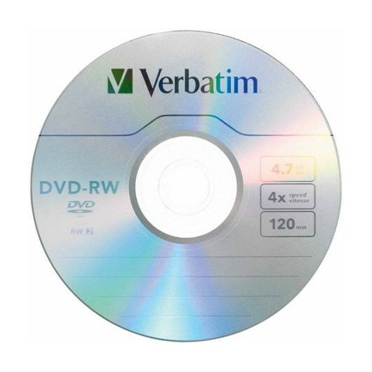 Verbatim DVD-RW 4X Lemez - Papírtokban (10) - 43552/1