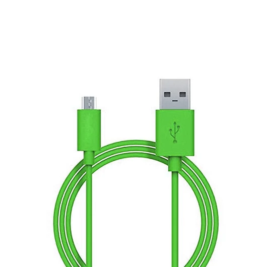 Omega PVC Micro USB Adat Kábel 1m Zöld - 44341